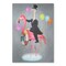 Flamingo With Ostrich by Coco De Paris  Poster Art Print - Americanflat